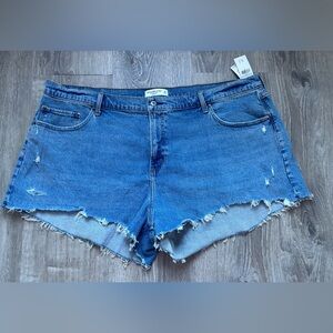 NWT Abercrombie & Fitch Blue Jean Shorts size 36